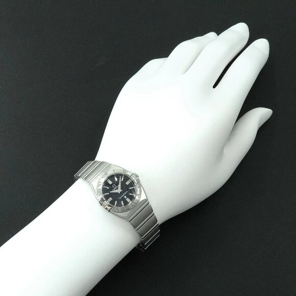 OMEGA Constellation 1581 51 Quartz Black Dial Ladies Watch 90290059 - Picture 6 of 6